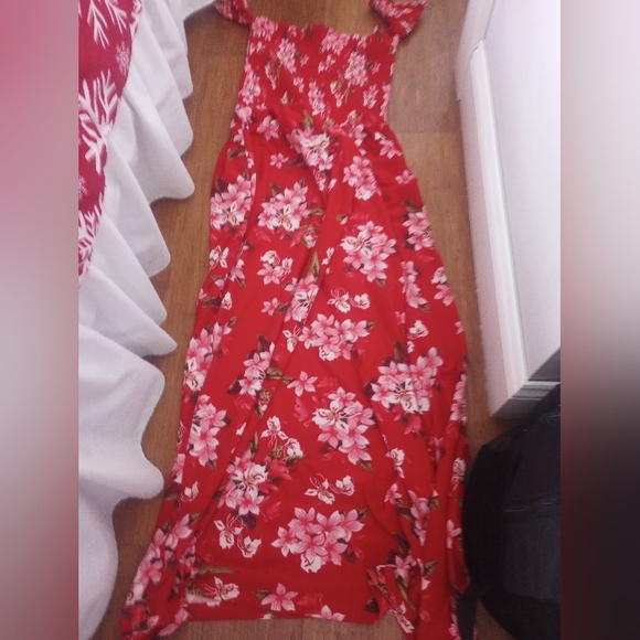 Hot Kiss Dresses & Skirts - Red and White Striped Garment